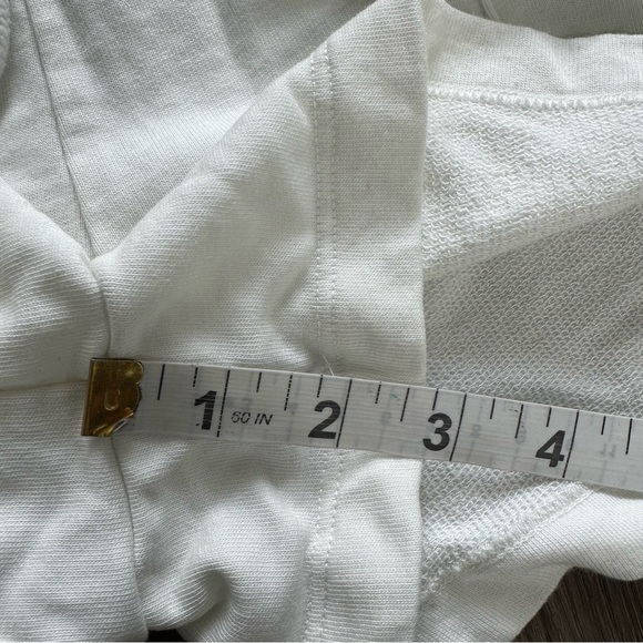 Sweaty Betty After Class Tie Waist Romper Size 4 White Tank Terry Cloth Shorts - Picture 7 of 8